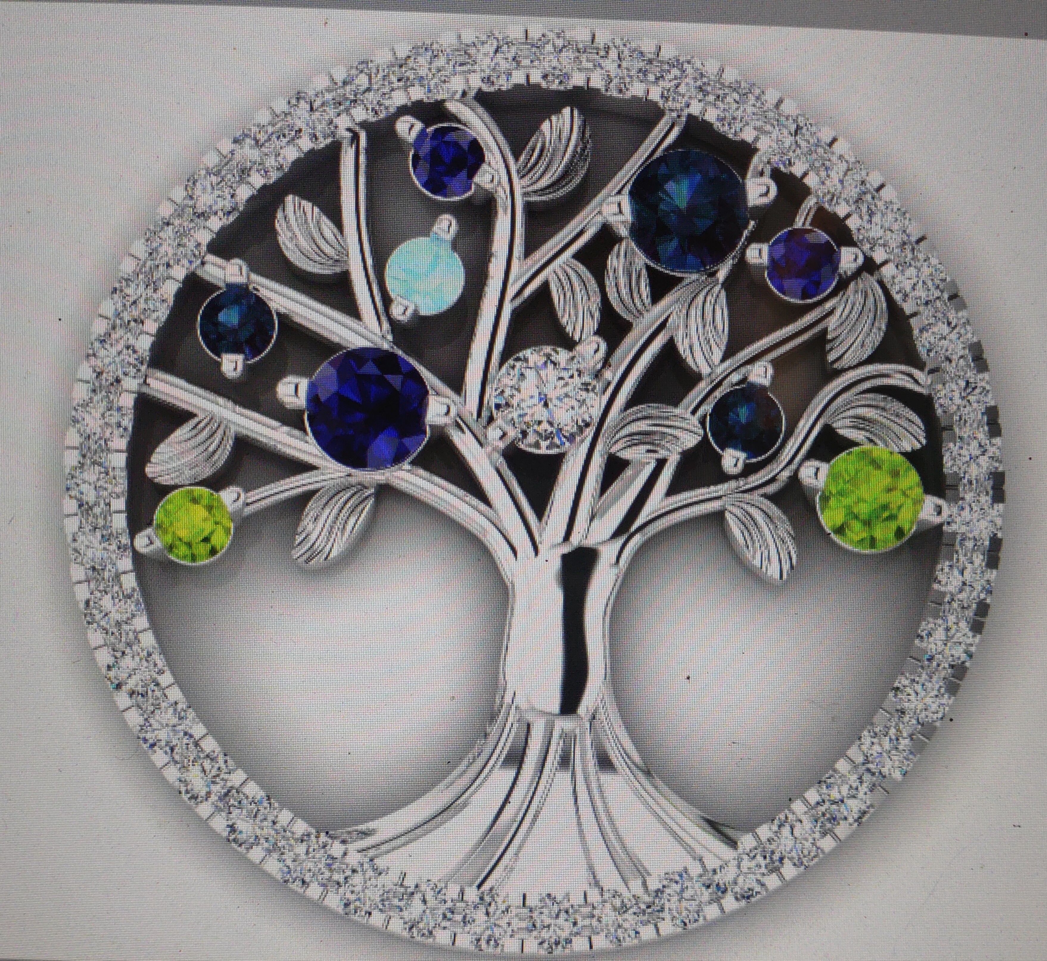 Diamond Tree Of Life 3D print model_7