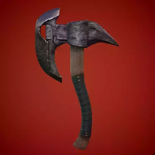 Stylised Medieval Wooden Axe