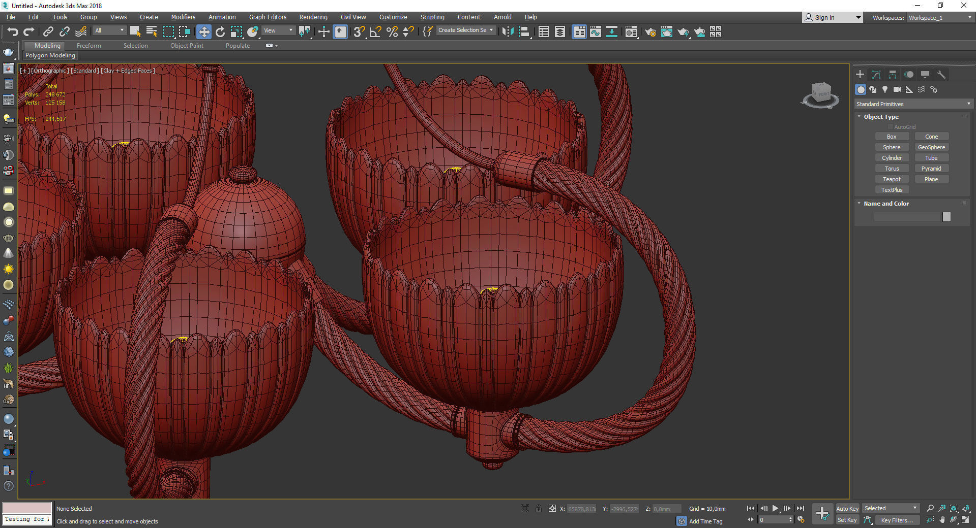 Barovier et Toso Italian Venetian Murano Low-poly 3D model_5