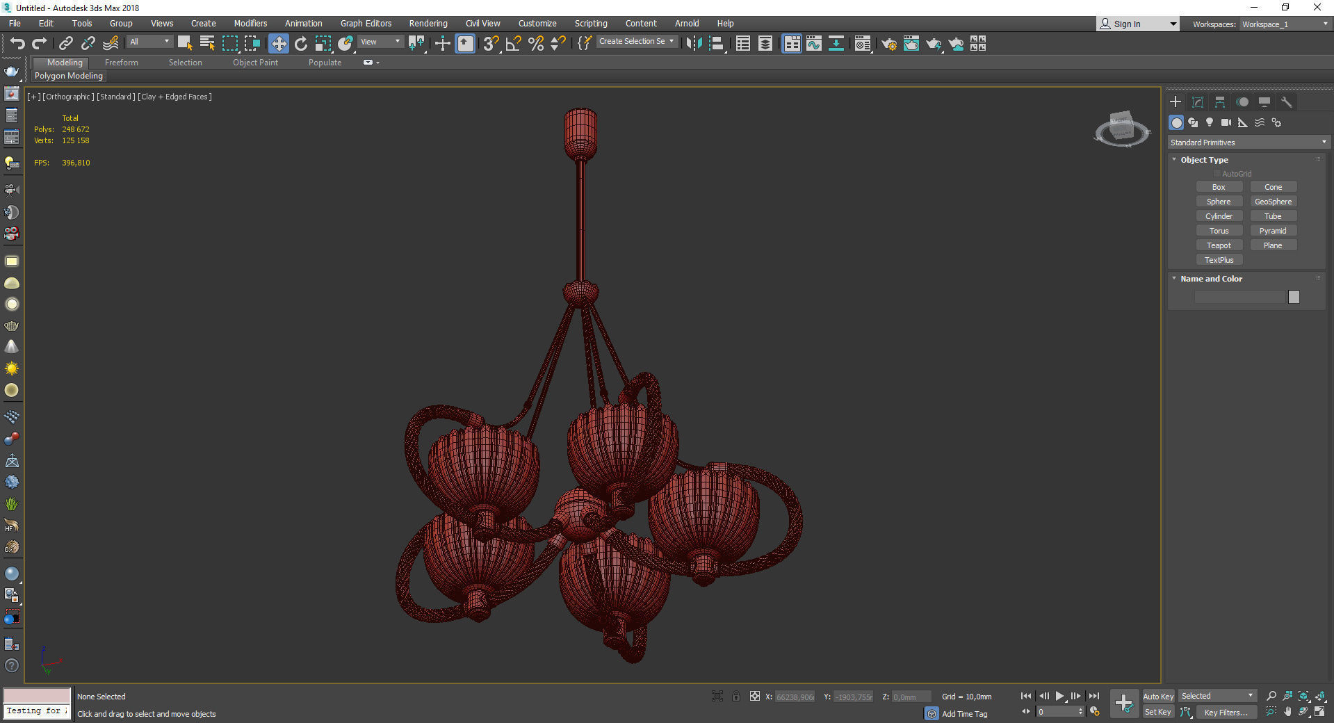 Barovier et Toso Italian Venetian Murano Low-poly 3D model_4