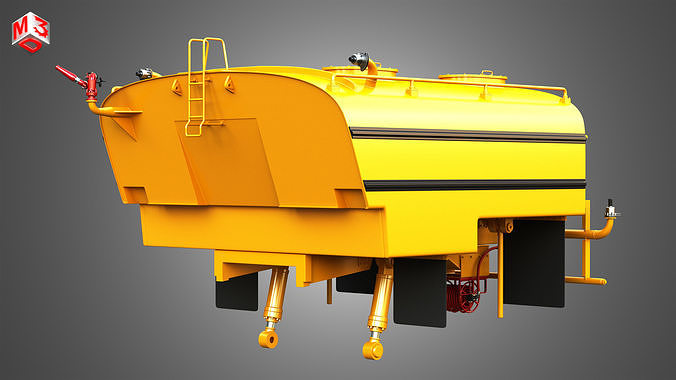 Water Tanker - 785D Mining Truck 3D model