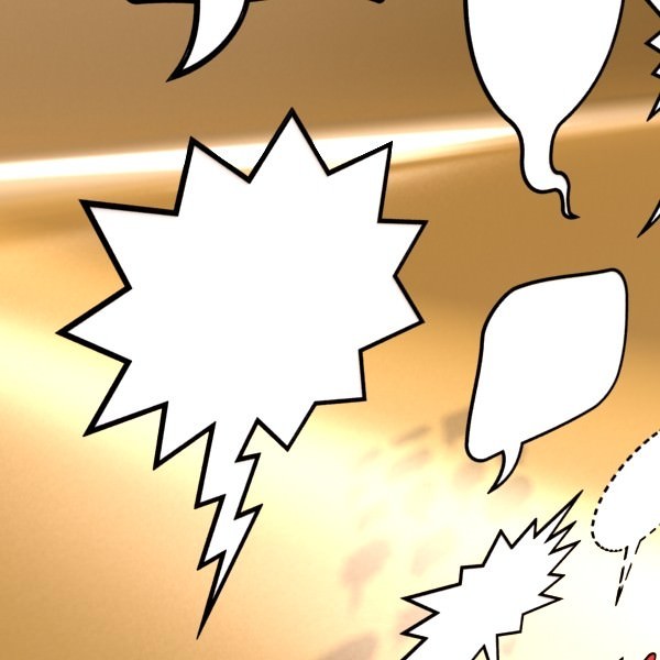 23 Speech Bubbles Collection 3D model_8