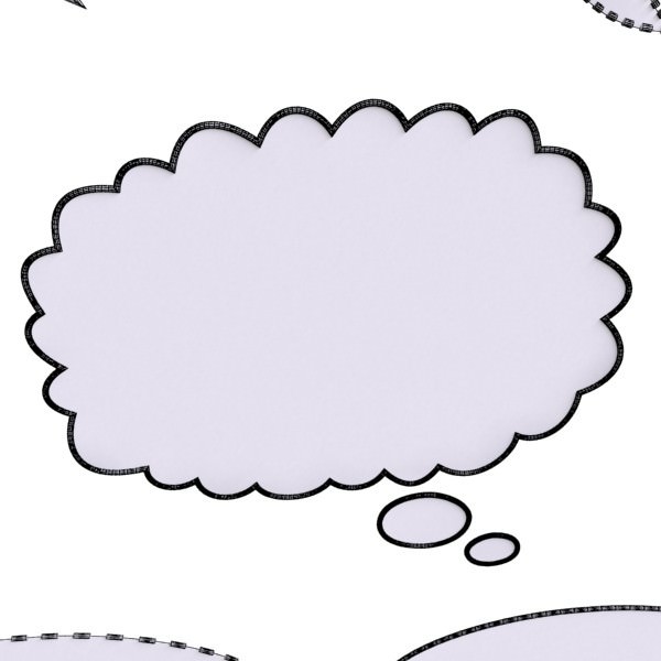 23 Speech Bubbles Collection 3D model_14