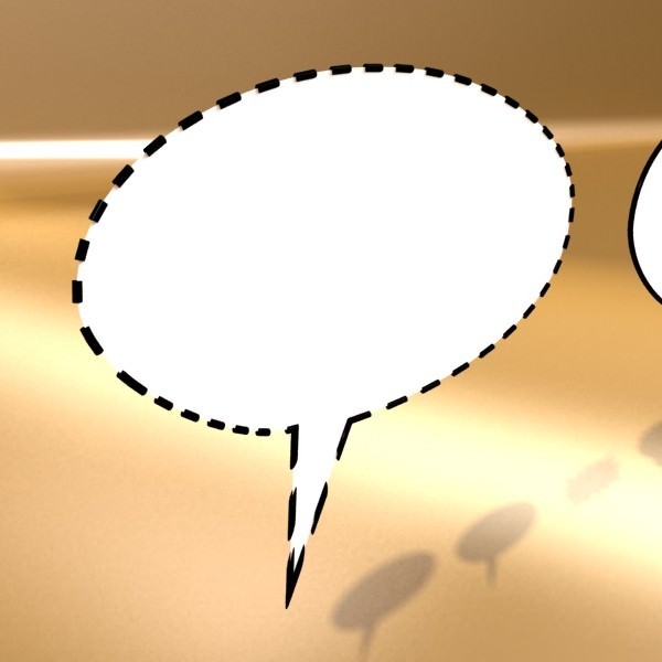 23 Speech Bubbles Collection 3D model_3