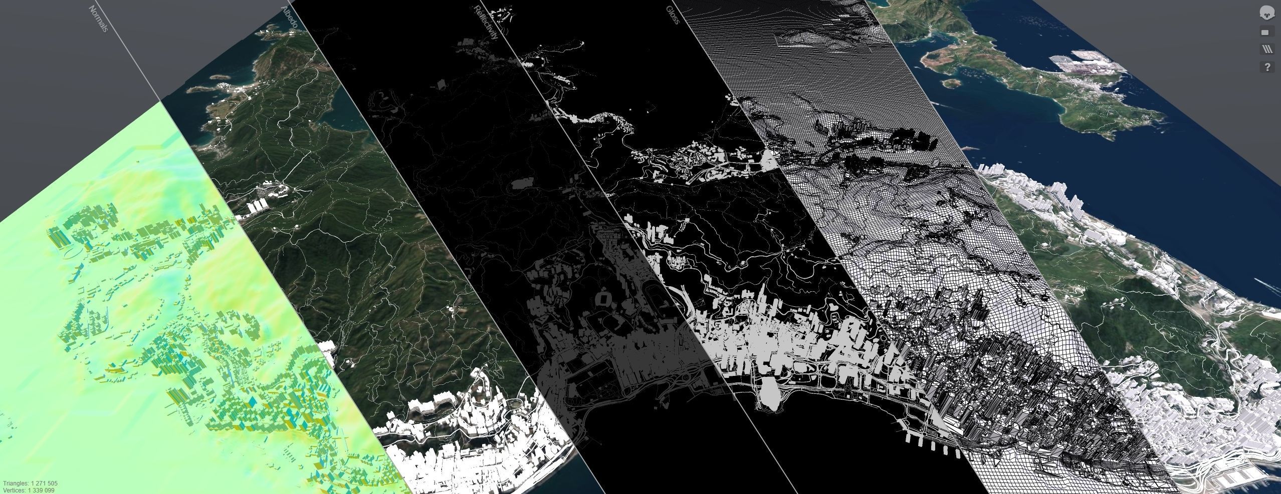 Cityscape Hong Kong China 3D model_11