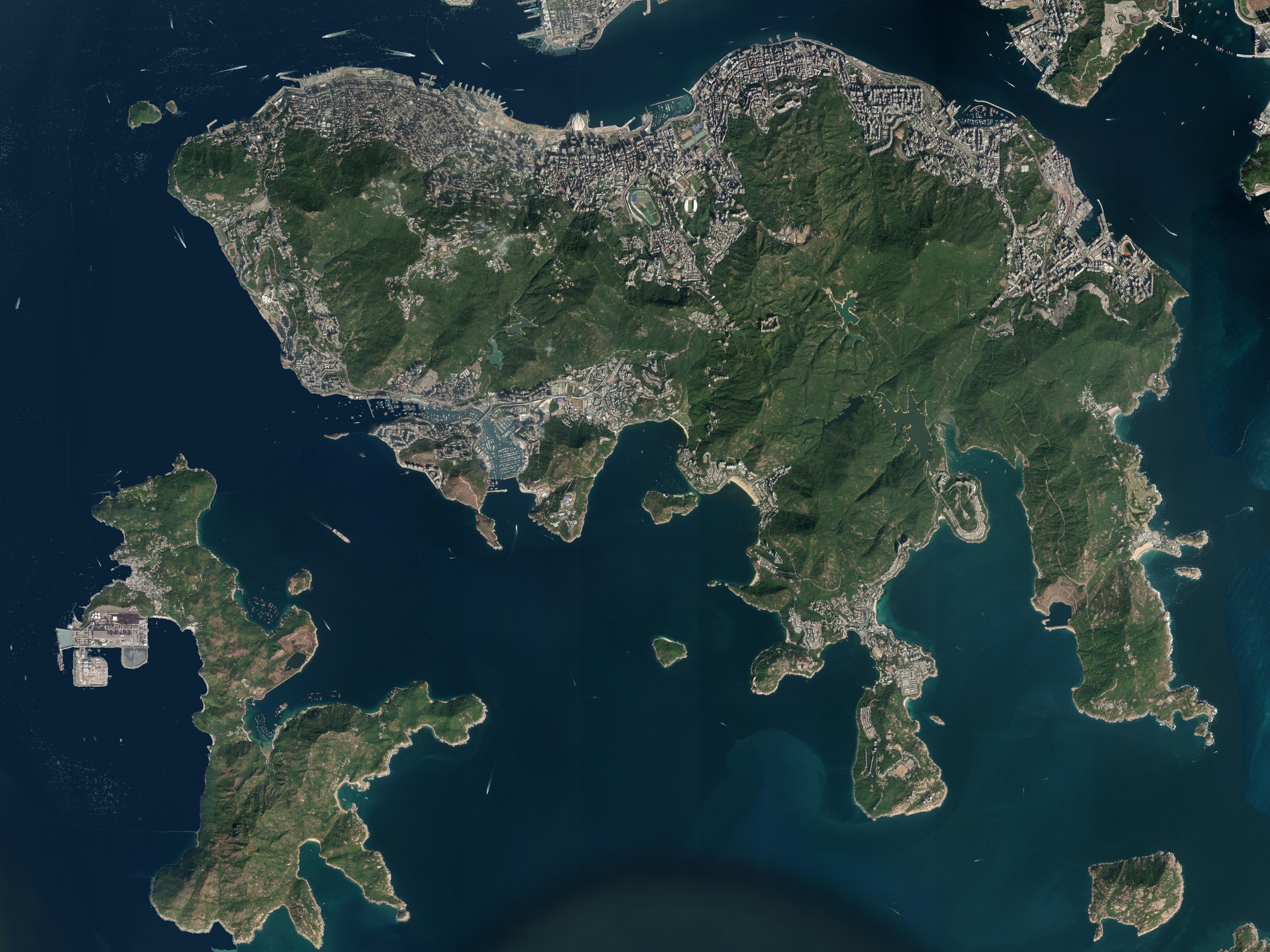 Cityscape Hong Kong China 3D model_14