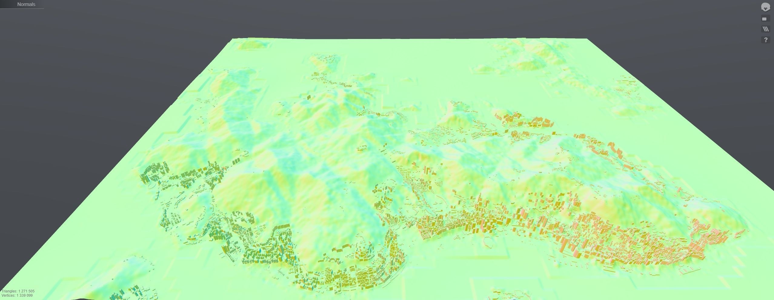 Cityscape Hong Kong China 3D model_13