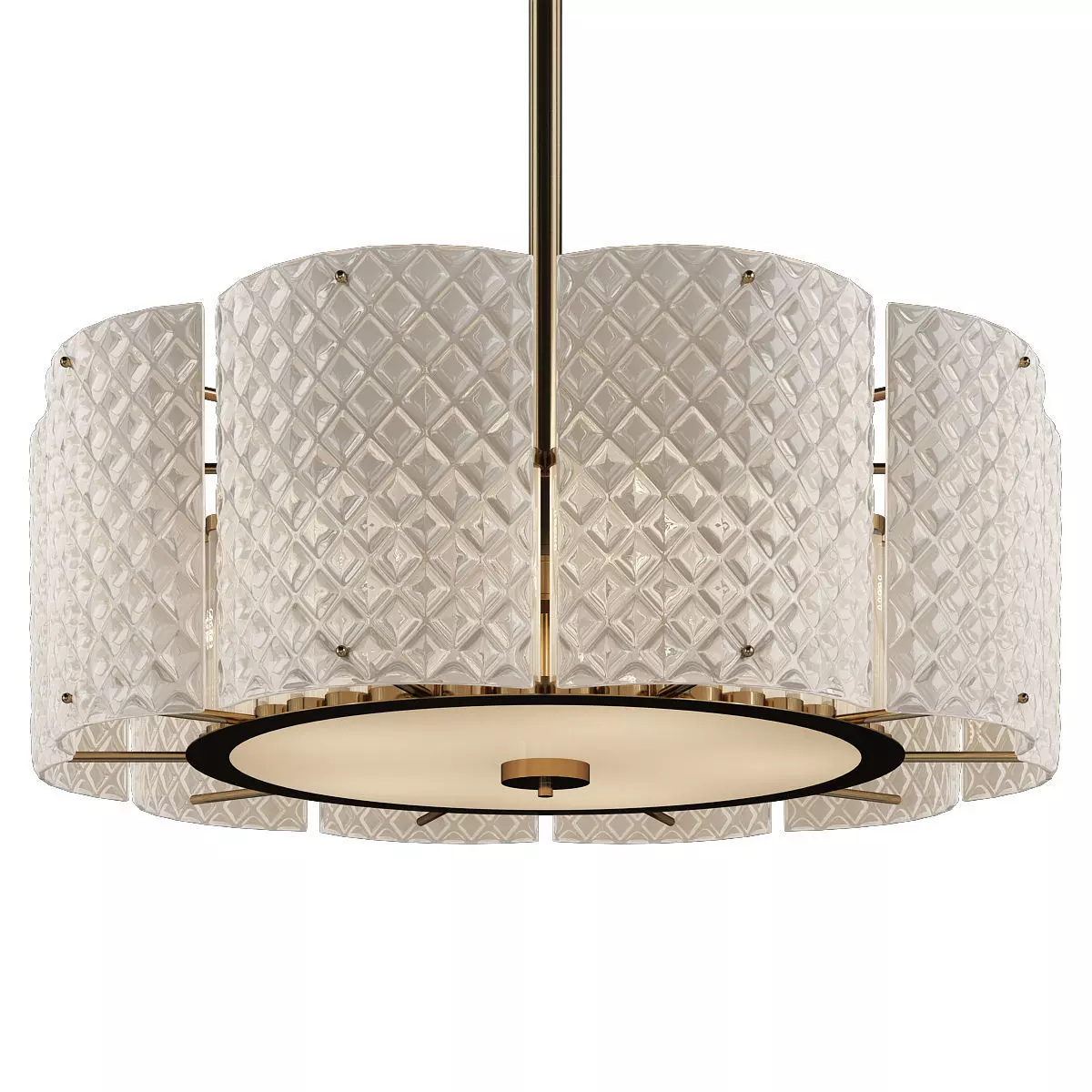 Beautiful Murano Frosted Low-poly 3D model_0