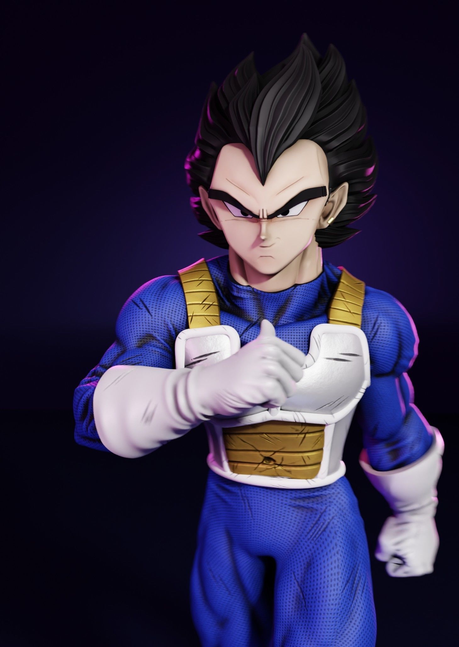 Vegeta Super  3D print model_1