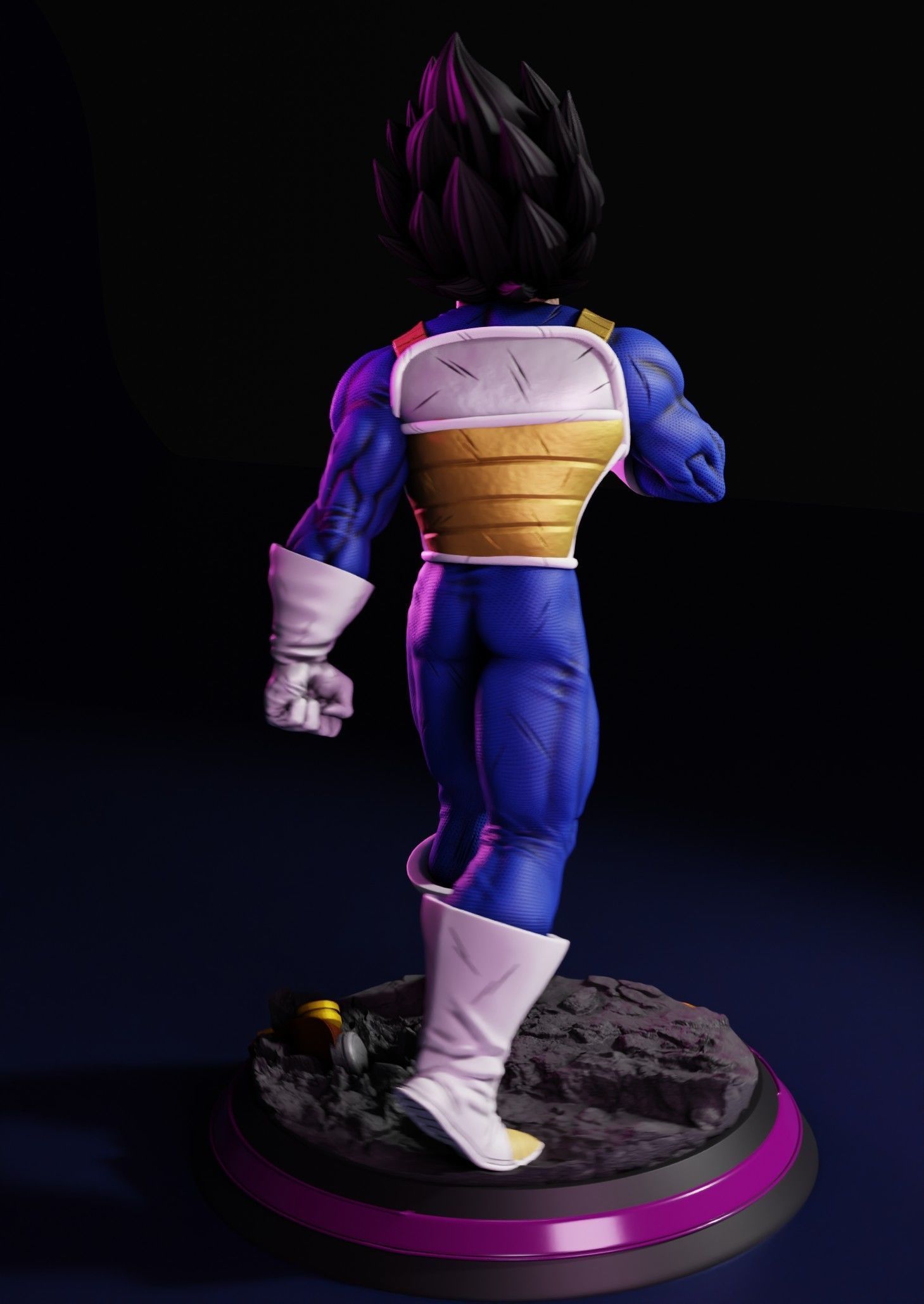 Vegeta Super  3D print model_3