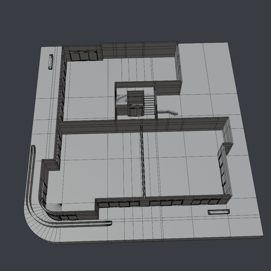 Residential Building with internal 6 3D model_28