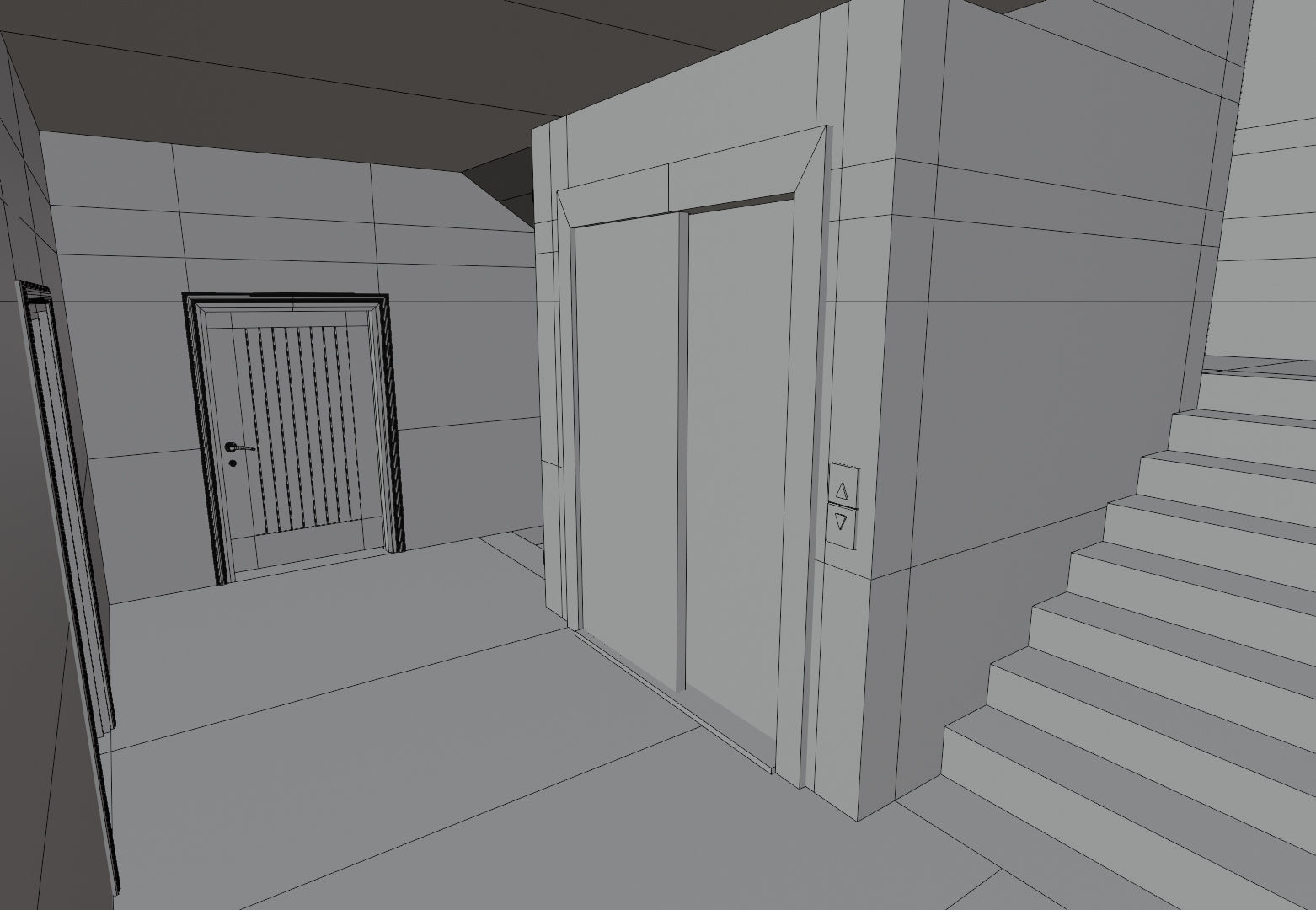 Residential Building with internal 6 3D model_31