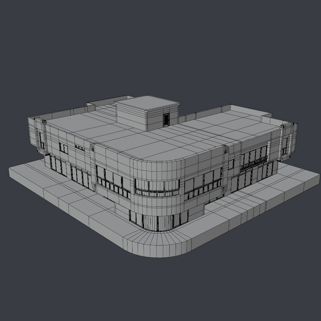 Residential Building with internal 6 3D model_25