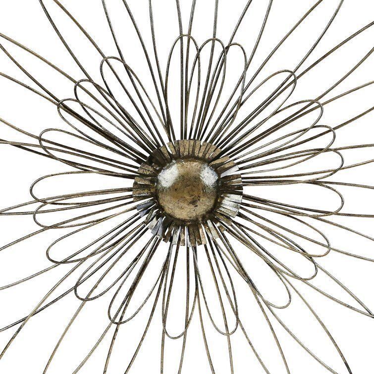 Flower Wall Decor 3D model_4