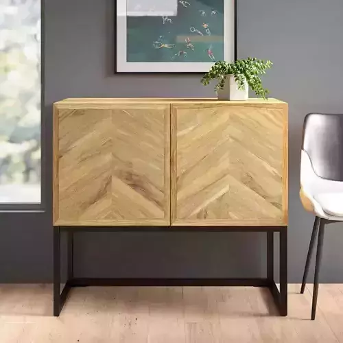 Ailean Wide Drawer Mango Wood Buffet Table