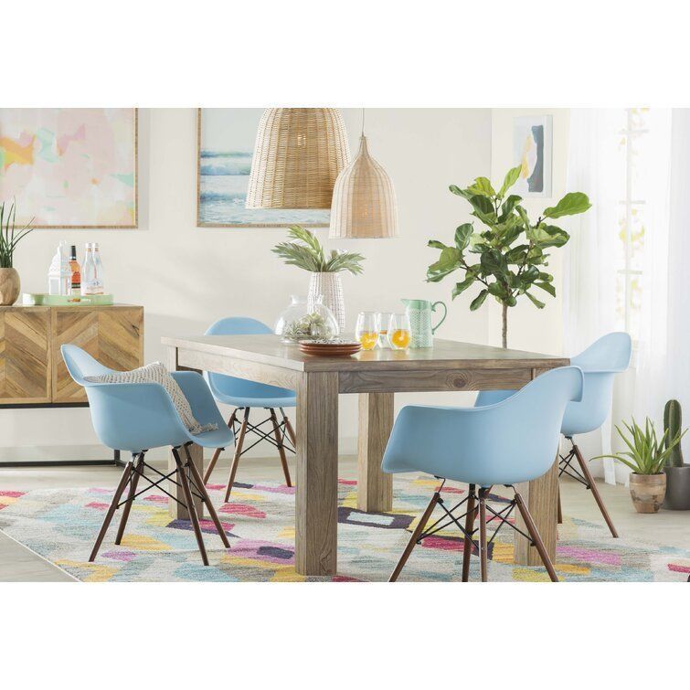 Ailean Wide Drawer Mango Wood Buffet Table 3D model_8