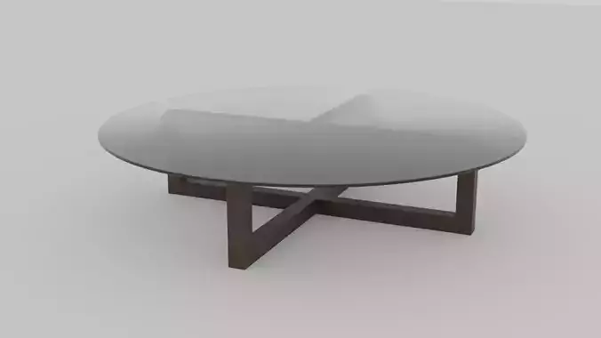 Table modern glass