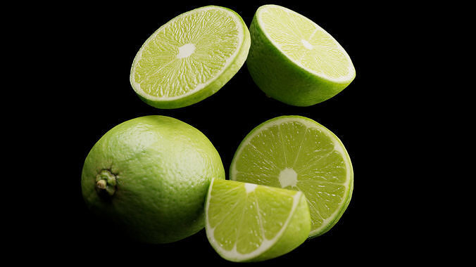 Lime - Green 3D model 6