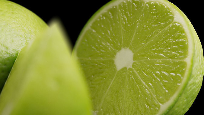 Lime - Green 3D model 5