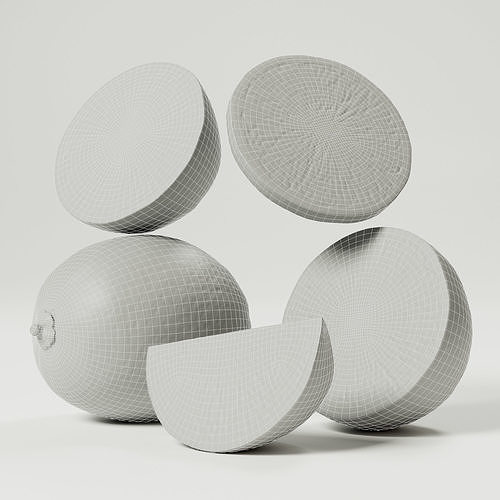 Lime - Green 3D model 2