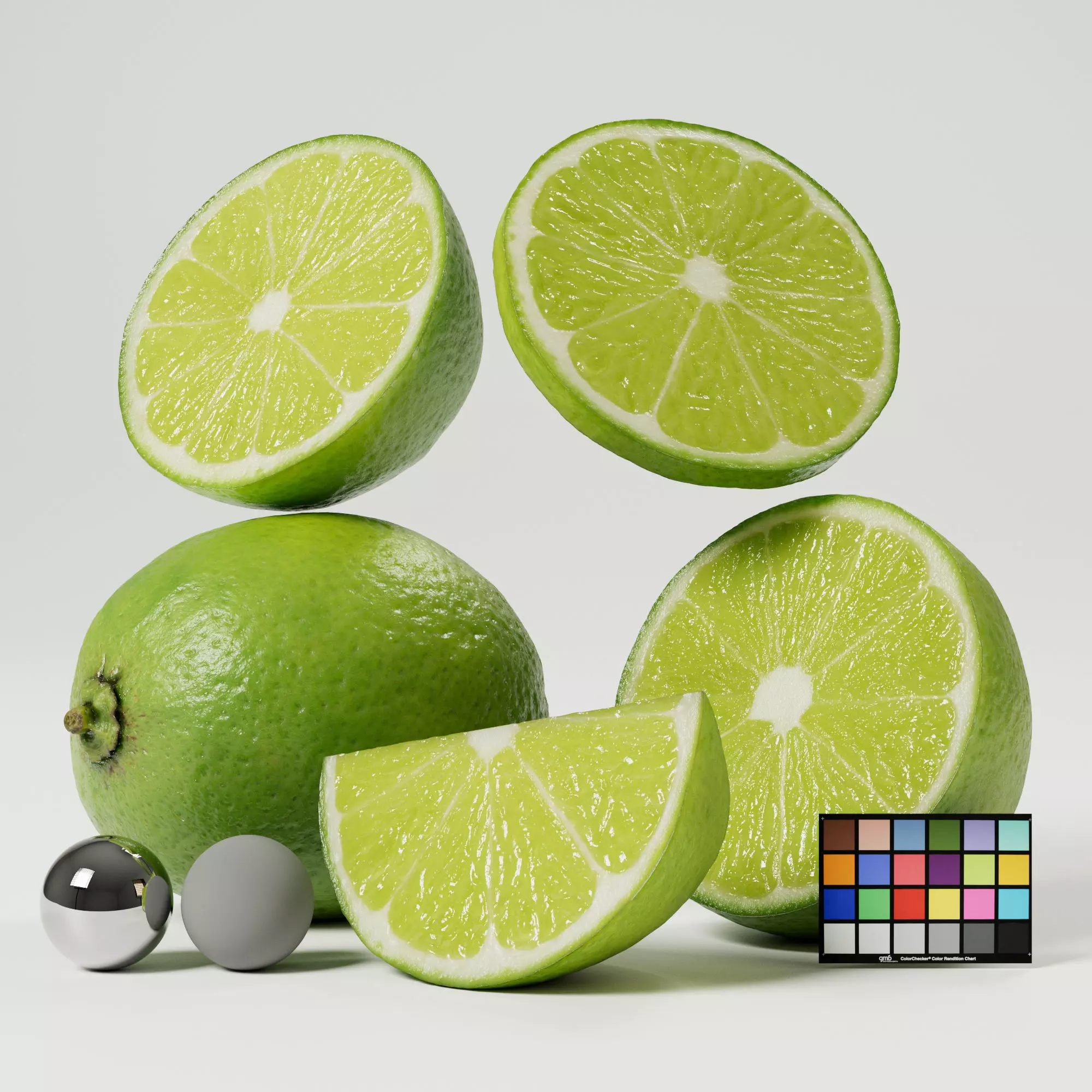 Lime - Green 3D model_0