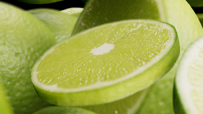 Lime - Green 3D model 7