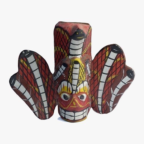 Sri Lankan Tribal Decor 3D model