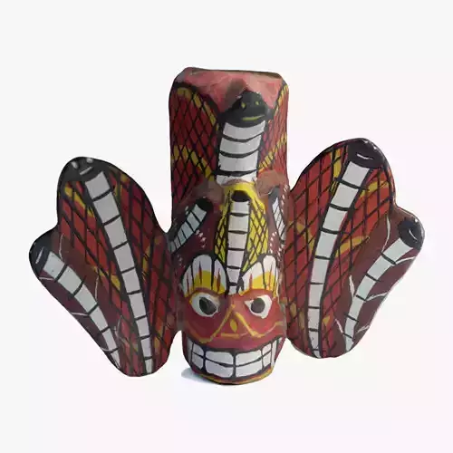 Sri Lankan Tribal Decor 3D model
