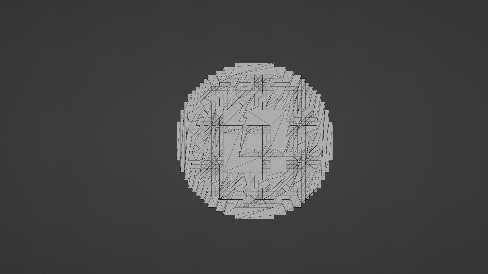 Binance Coin  Low-poly 3D model_7