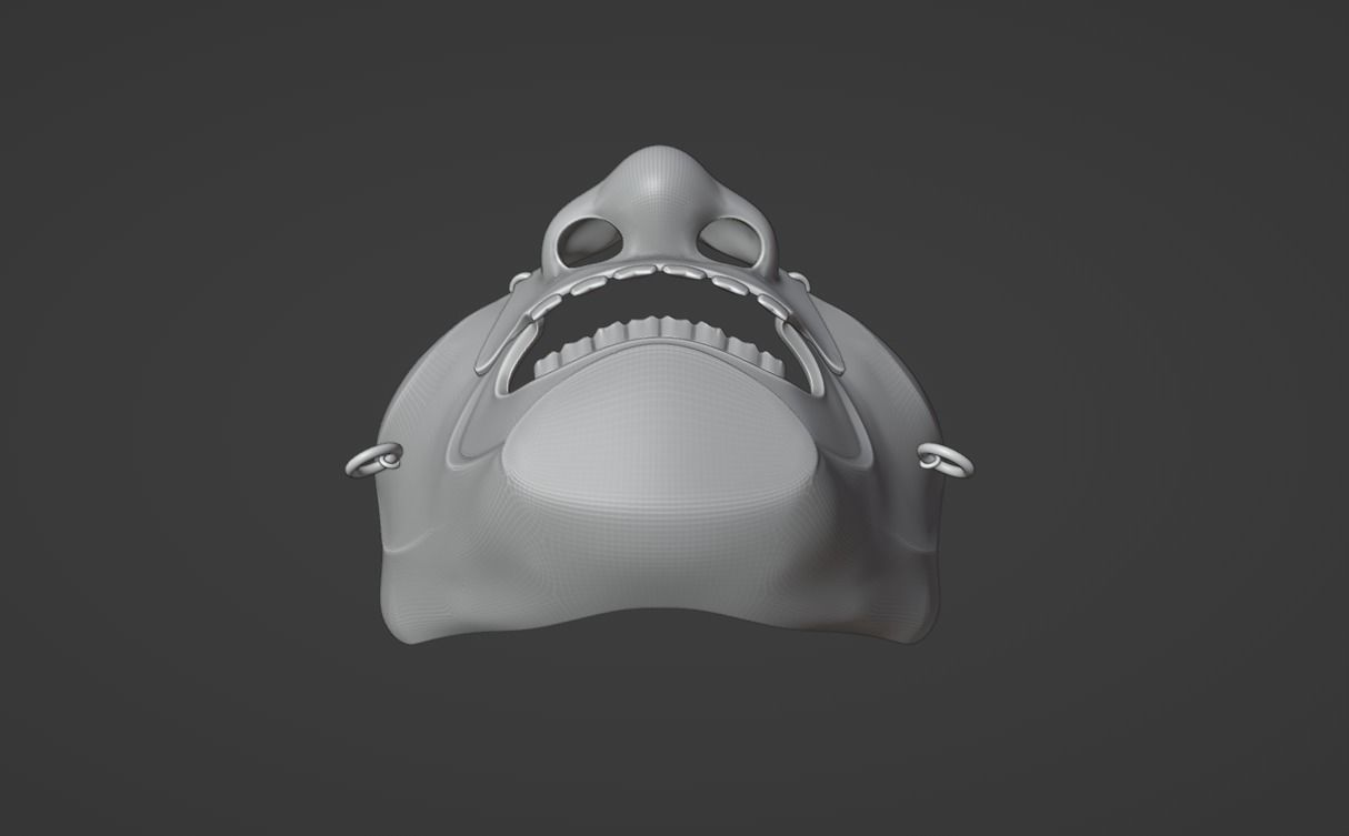 Jin Sakai  mask - Majestic samurai clan from Ghost of Tsushima 3D print model_11