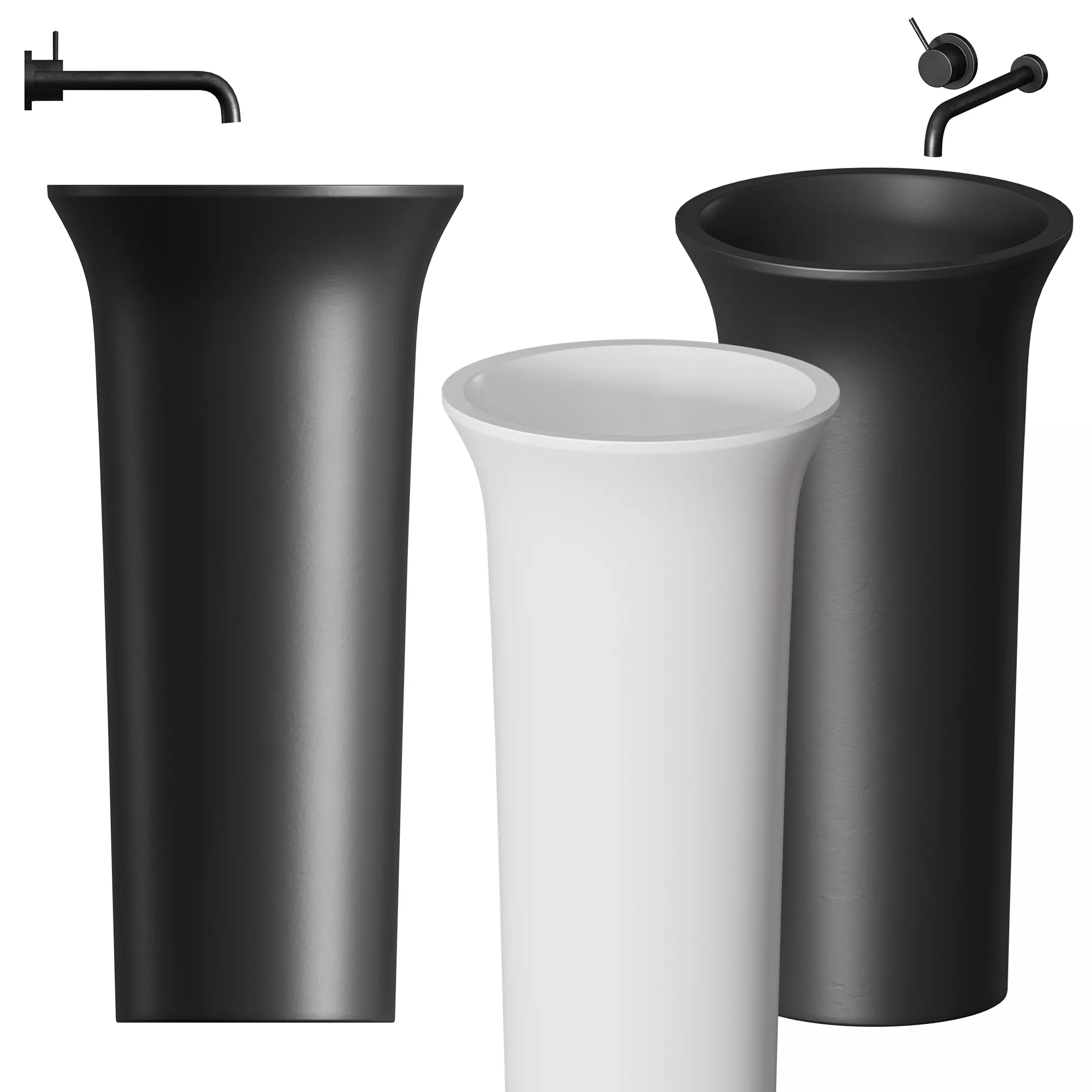 FUNNEL Washbasin by Rexa Design 3D model_0