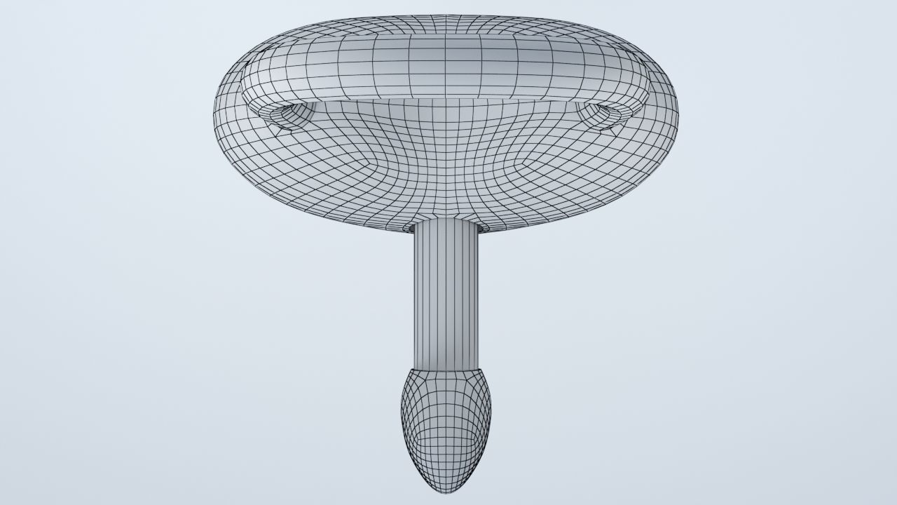 Heart shaped Lock for Valentines Day Low-poly 3D model_7