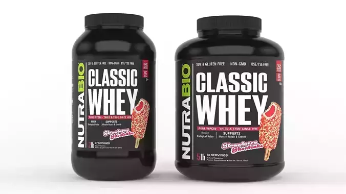 Protein Powder 3D model