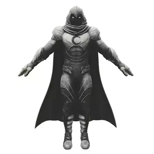 Moon Knight 3d Model 3D model
