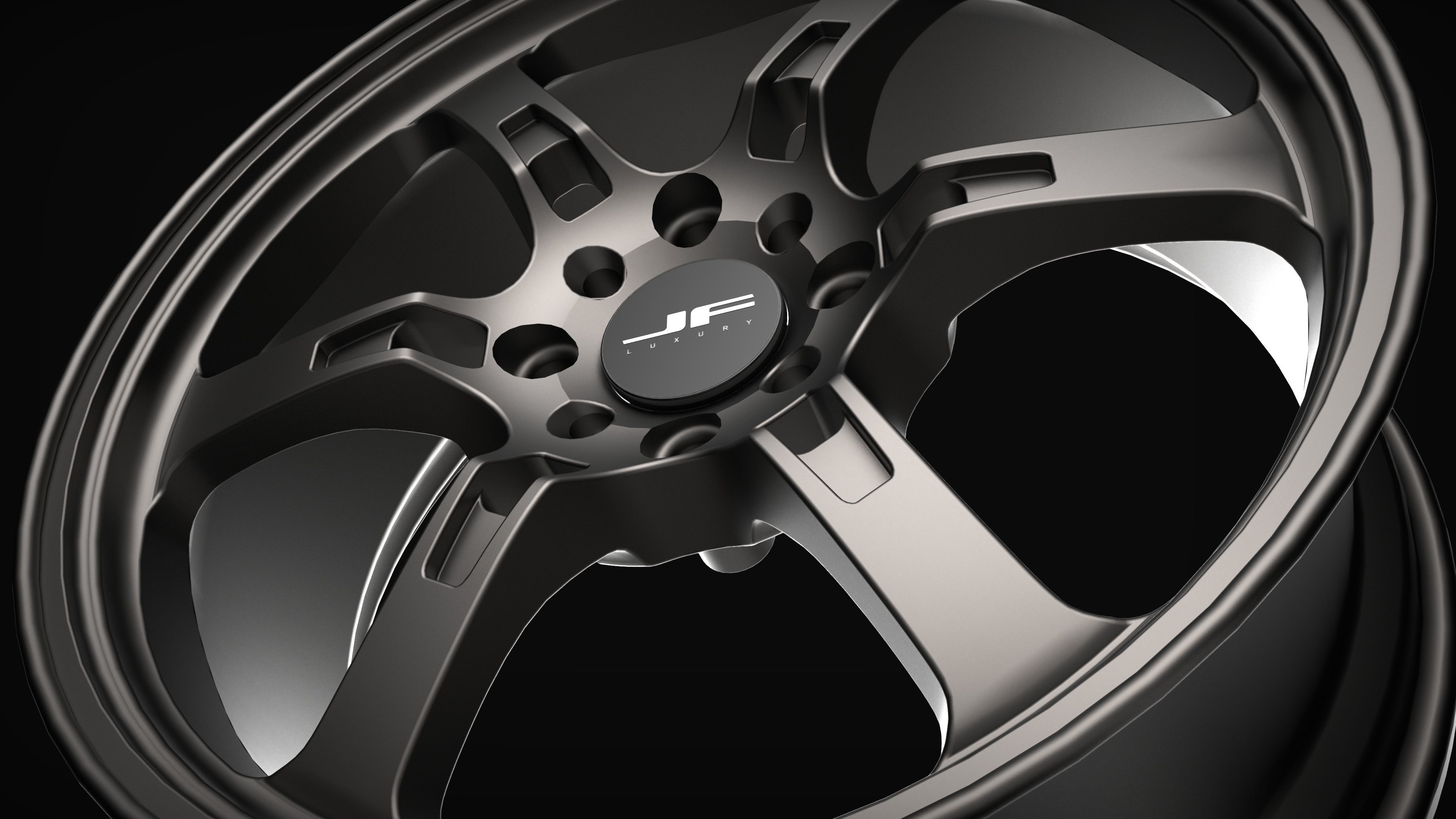 87R Racing Wheel Series  3D model_9