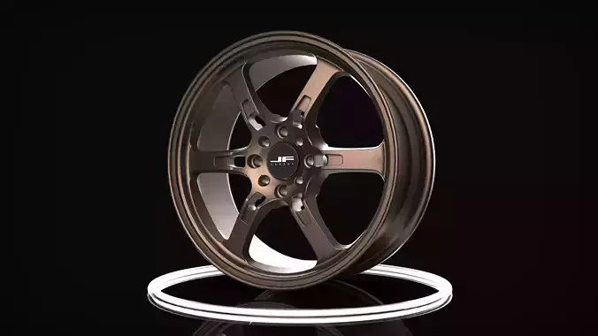 87R Racing Wheel Series  3D model