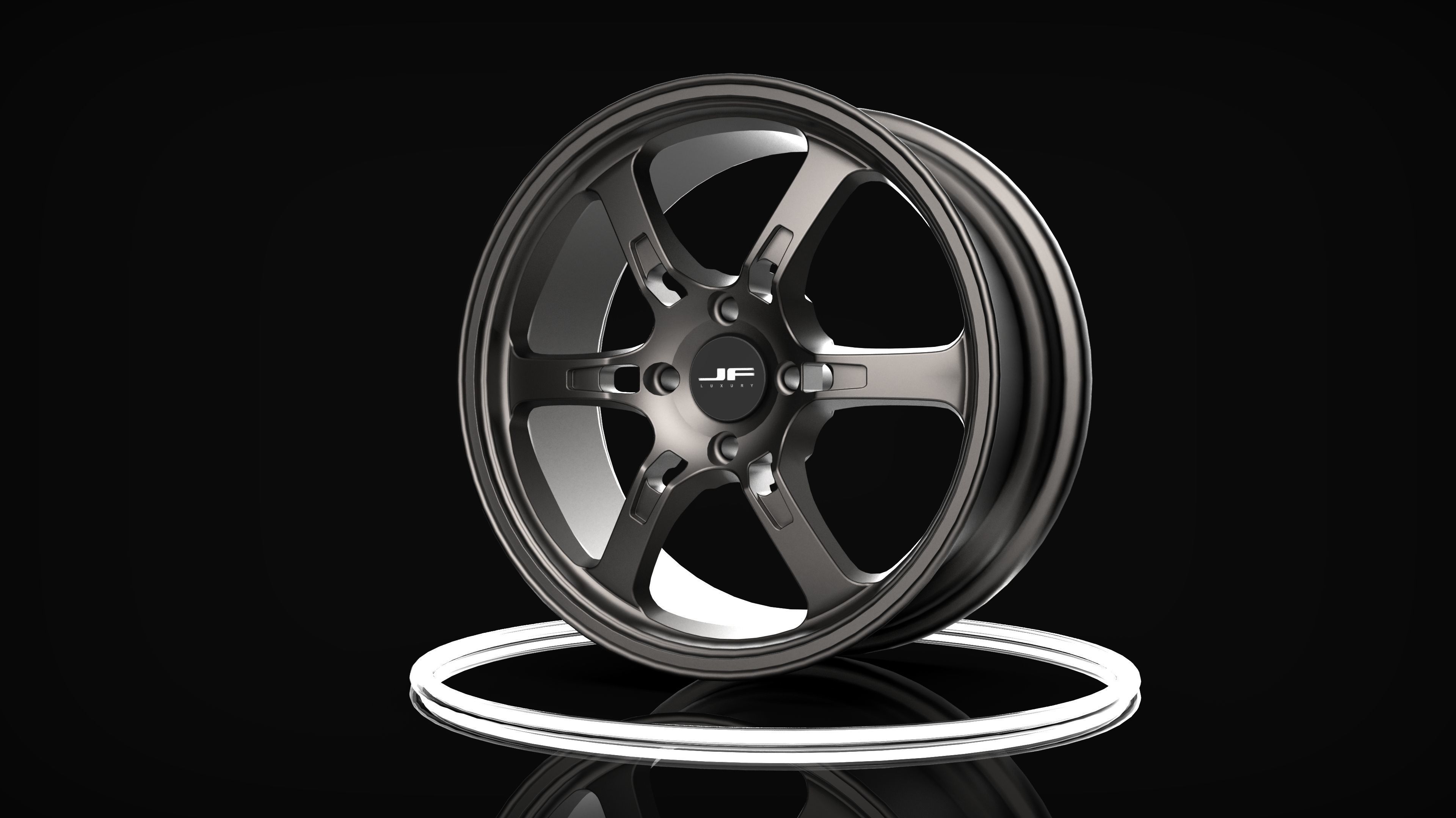87R Racing Wheel Series  3D model_5