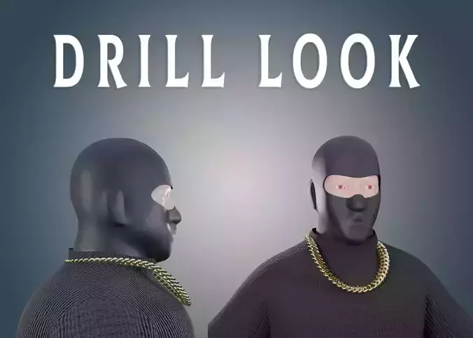 3D NFT BALACLAVA Stylized Character Free low-poly 3D model