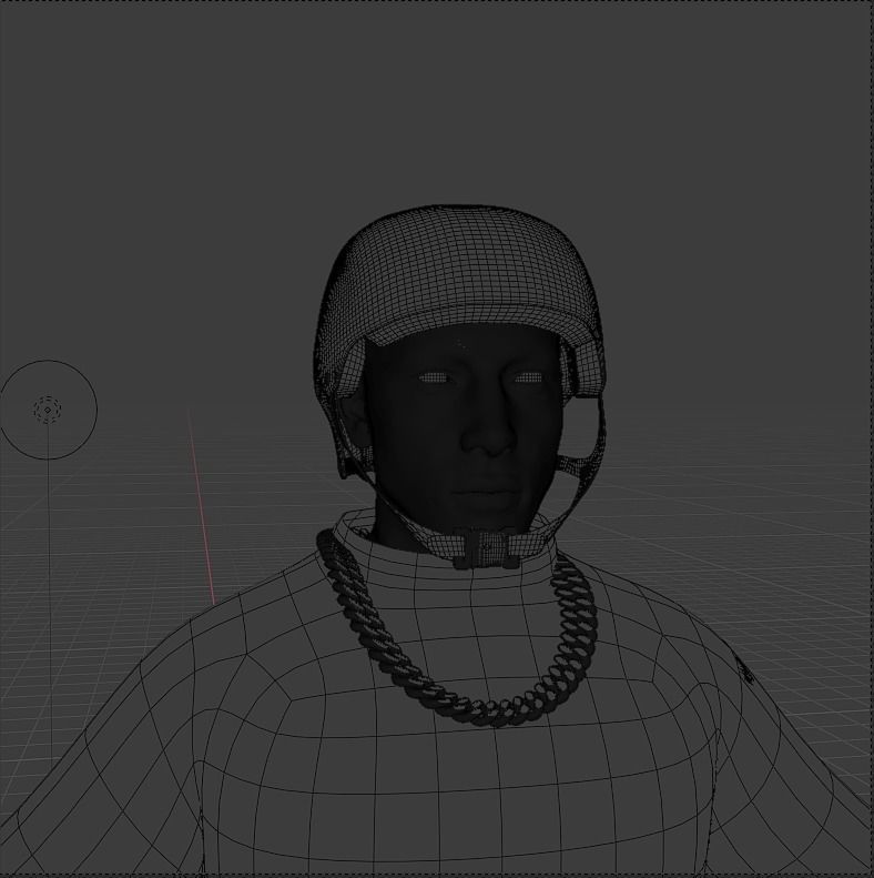 3D NFT BALACLAVA Stylized Character Free low-poly 3D model Free low-poly 3D model_5