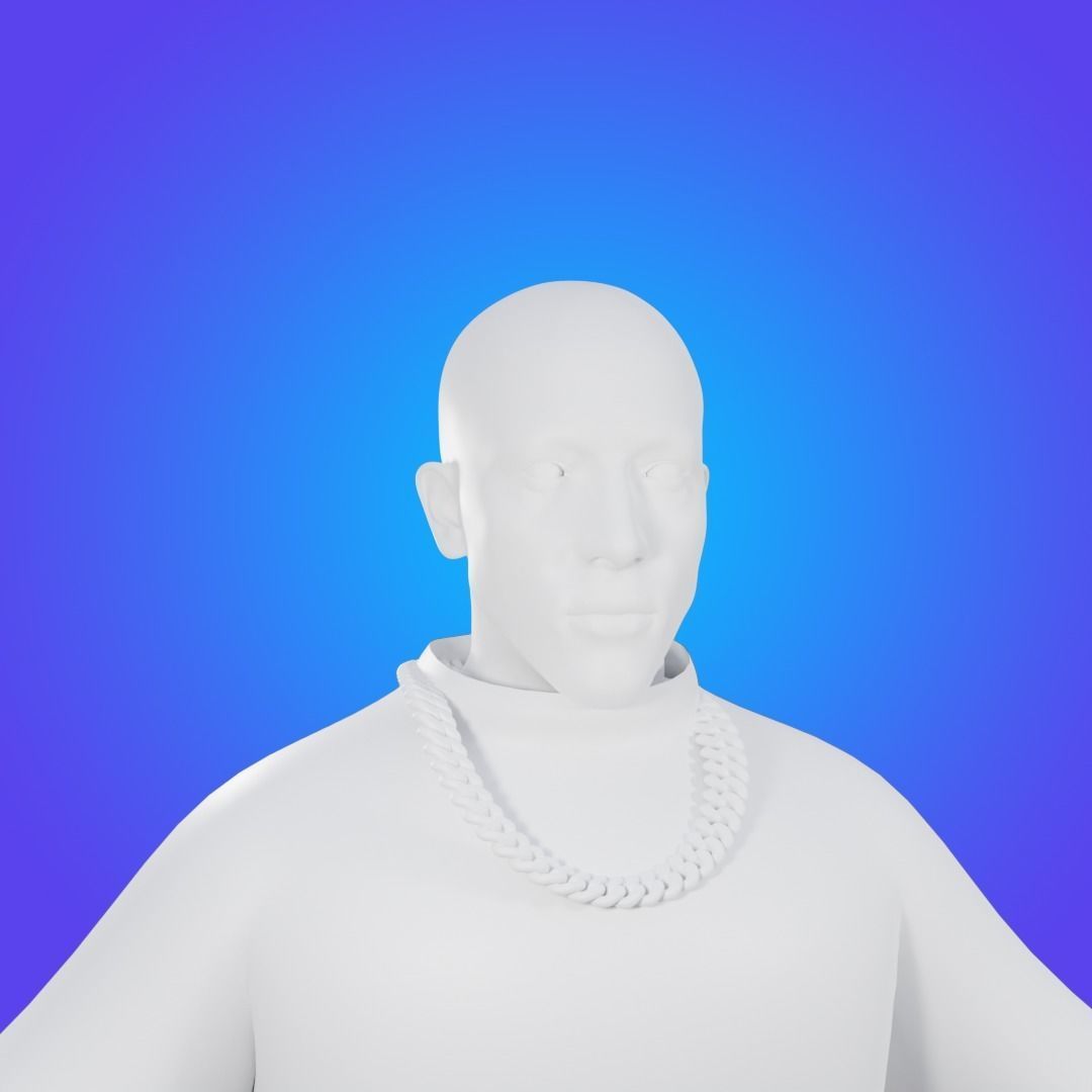 3D NFT BALACLAVA Stylized Character Free low-poly 3D model Free low-poly 3D model_16