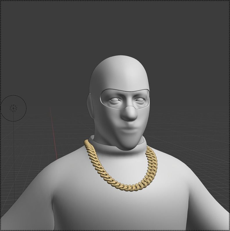 3D NFT BALACLAVA Stylized Character Free low-poly 3D model Free low-poly 3D model_14