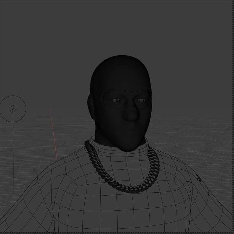 3D NFT BALACLAVA Stylized Character Free low-poly 3D model Free low-poly 3D model_6