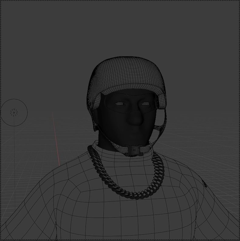 3D NFT BALACLAVA Stylized Character Free low-poly 3D model Free low-poly 3D model_4