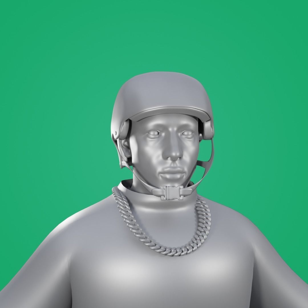 3D NFT BALACLAVA Stylized Character Free low-poly 3D model Free low-poly 3D model_20
