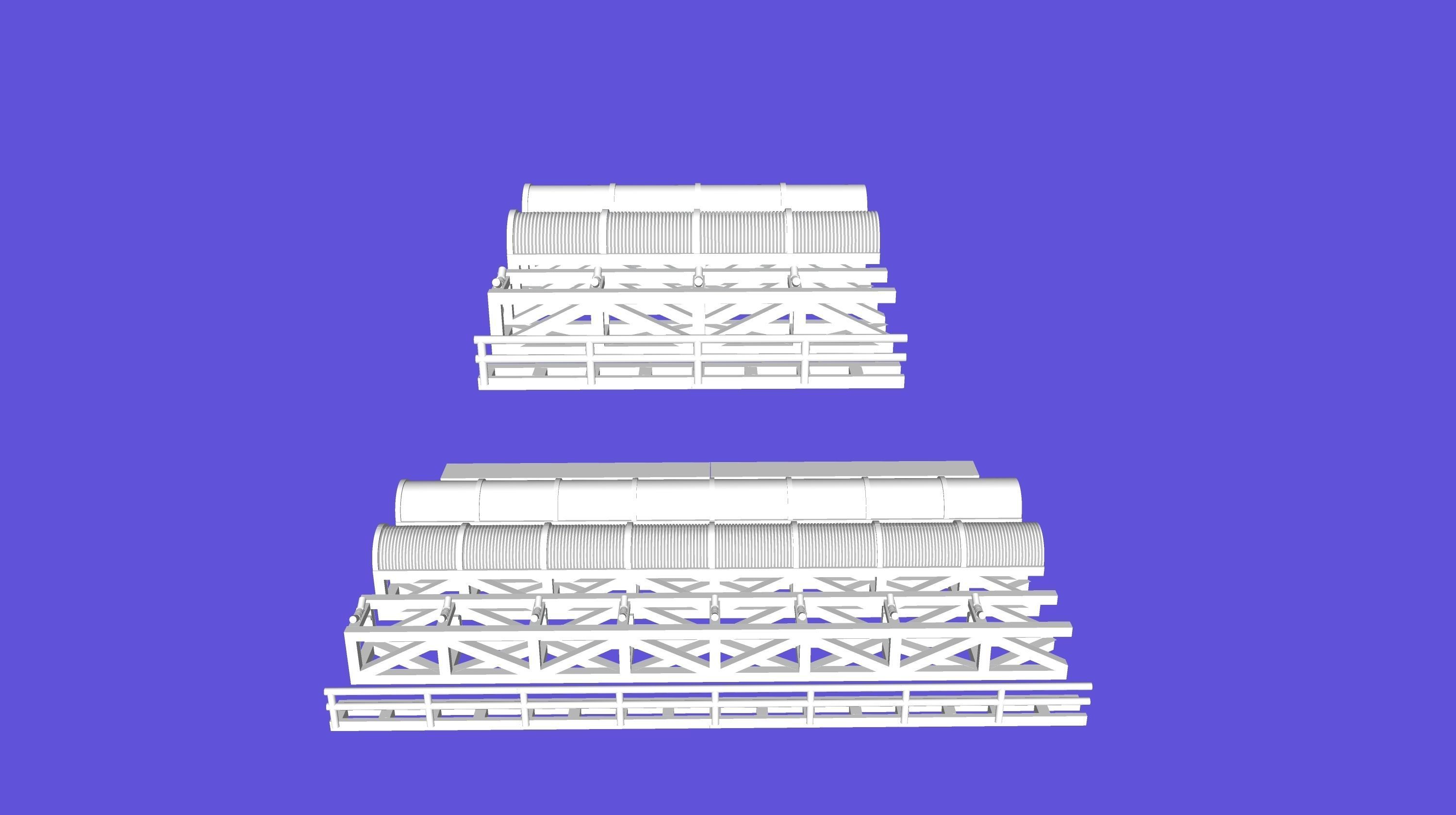 Mining Conveyor HO and N 3D Print 3D print model_2