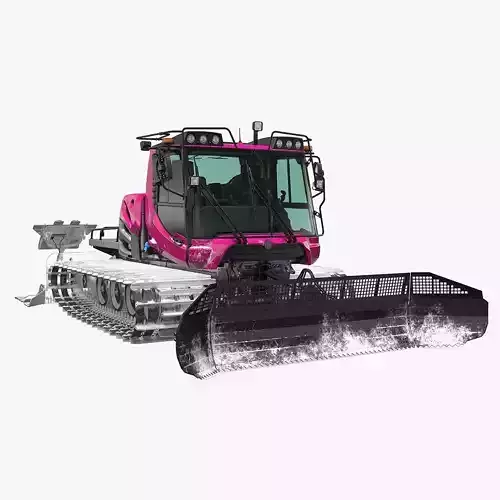 Snowcat with Snowplow Generic 3D model