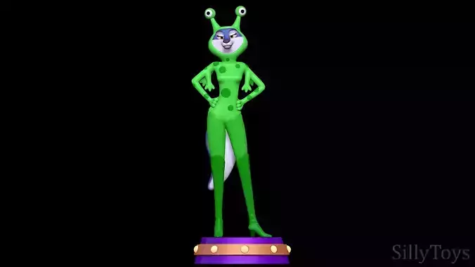 Porsha Crystal Alien Suit - Sing 2 3D print model