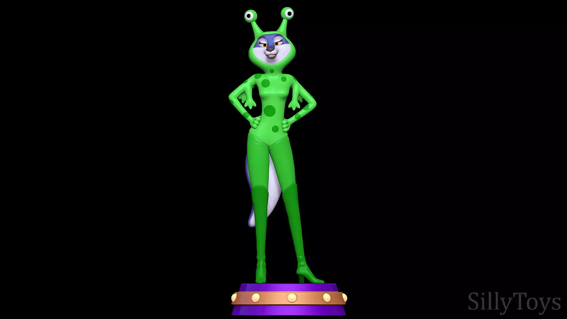 Porsha Crystal Alien Suit - Sing 2 3D print model