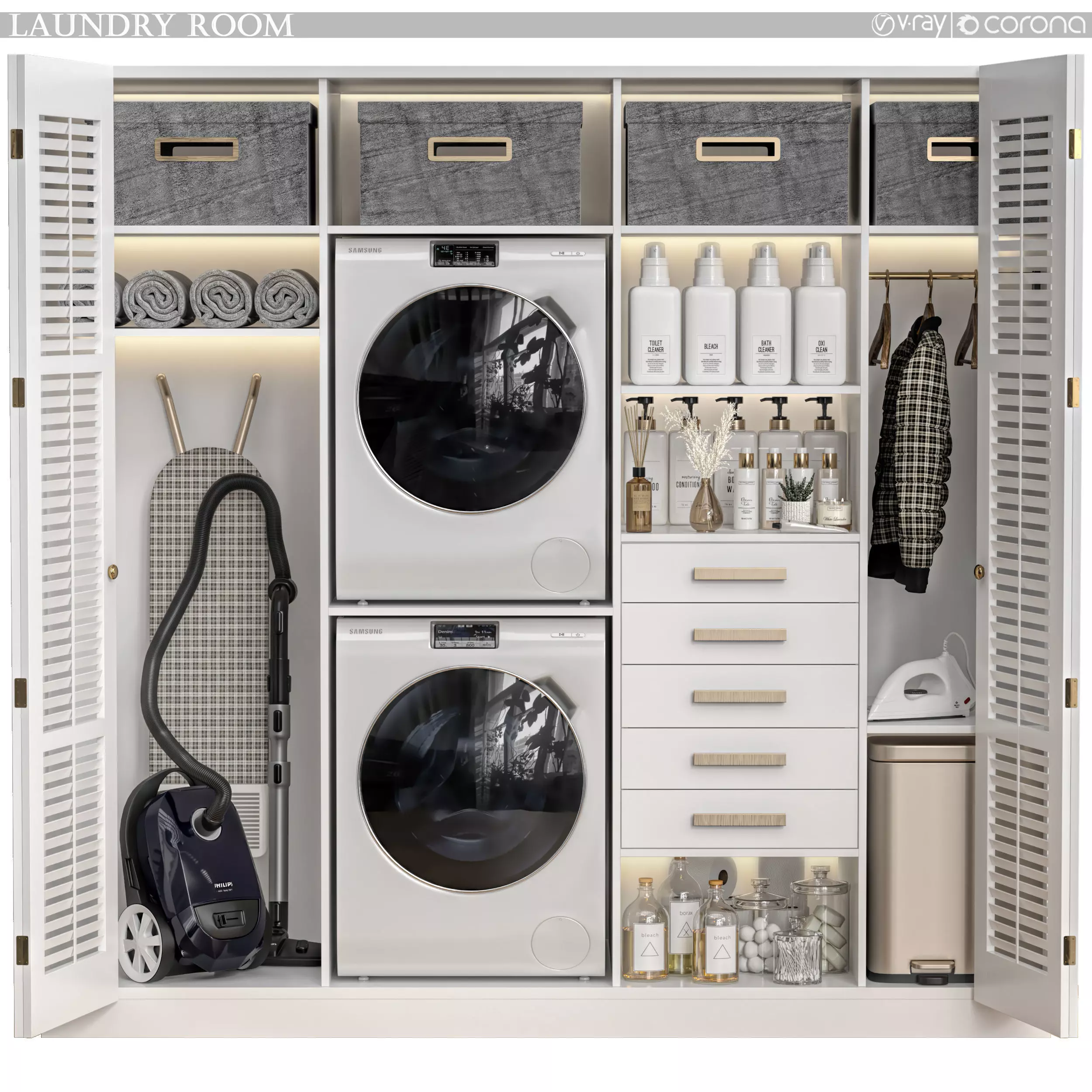 Laundry Room 07 3D model