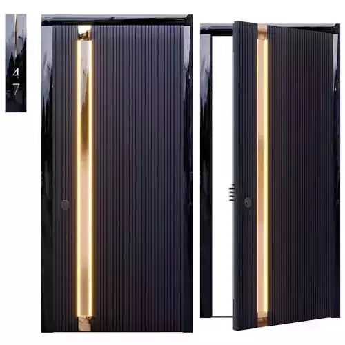 Hide Burkovsky the door 3D model